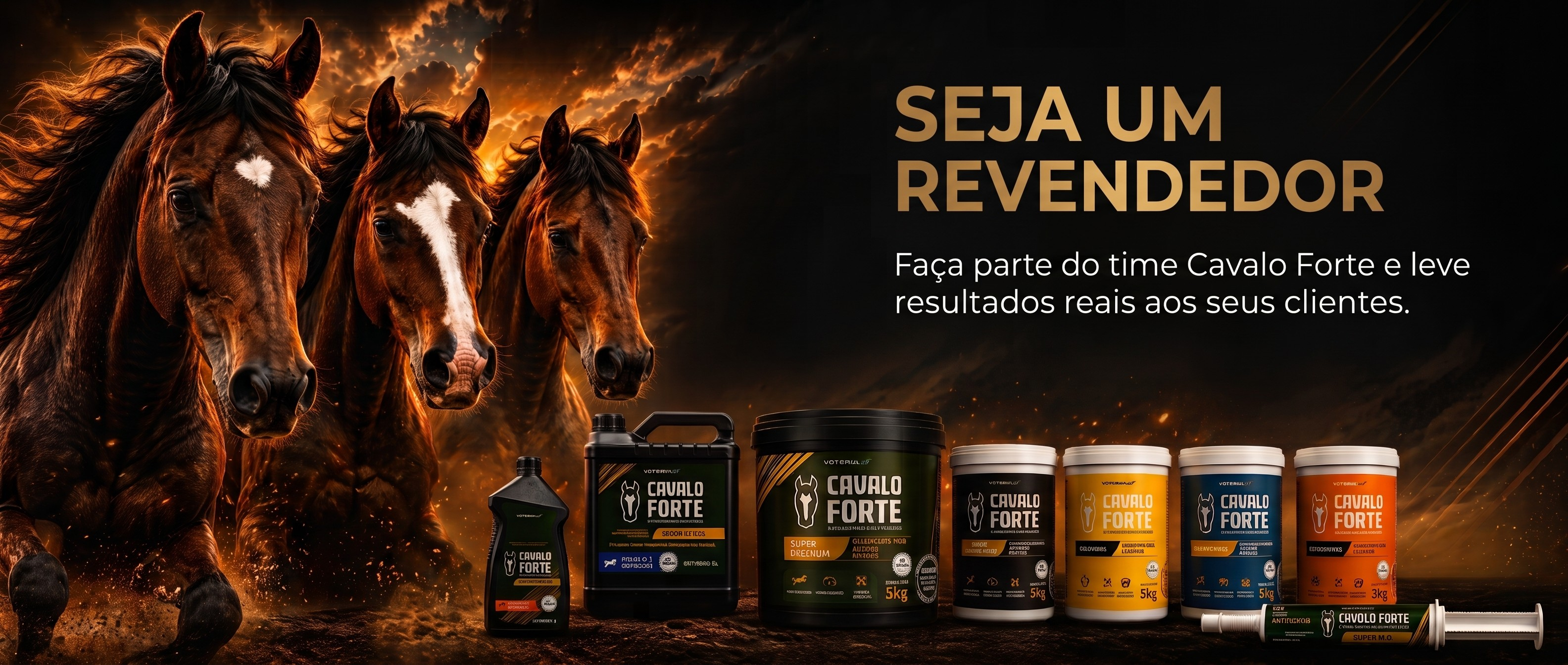 Seja um Revendedor Cavalo Forte